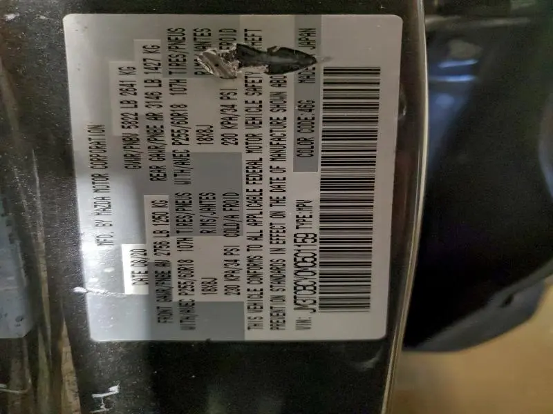 2021 MAZDA CX-9 TOURING  