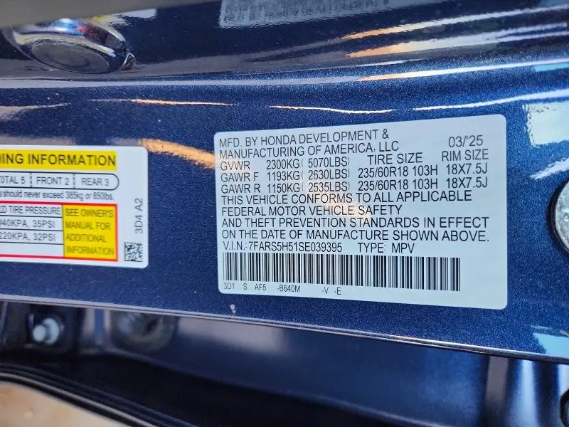 2025 HONDA CR-V SPORT  