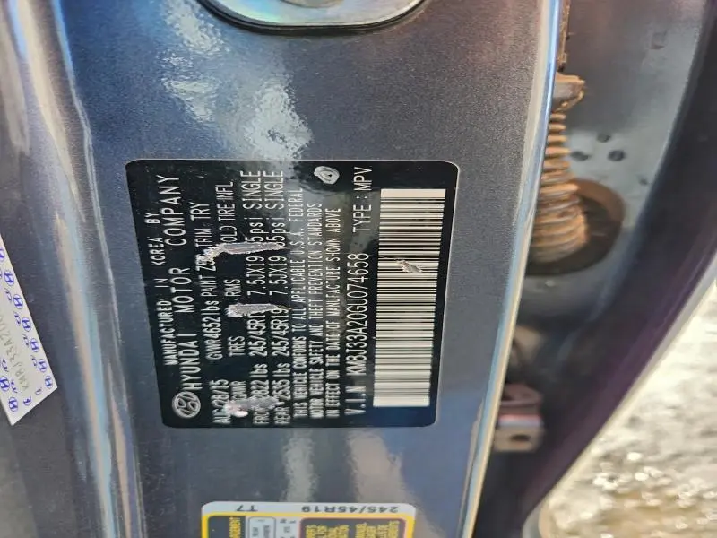 2016 HYUNDAI TUCSON LIMITED  