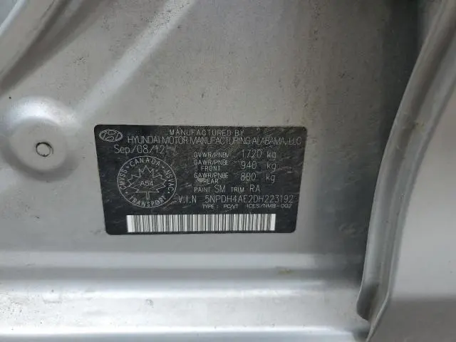 2013 HYUNDAI ELANTRA GLS  