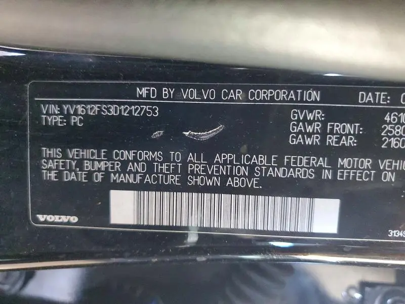 2013 VOLVO S60 T5  