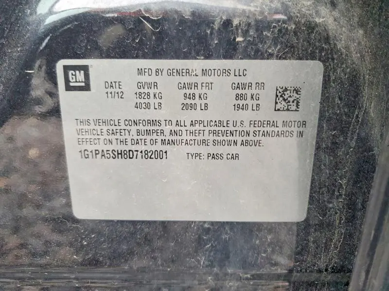 2013 CHEVROLET CRUZE LS  