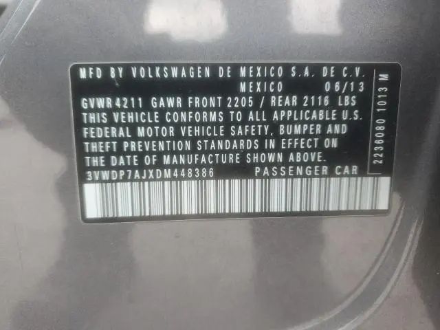 2013 VOLKSWAGEN JETTA SE  