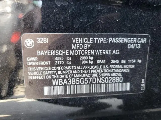 2013 BMW 328 XI SULEV