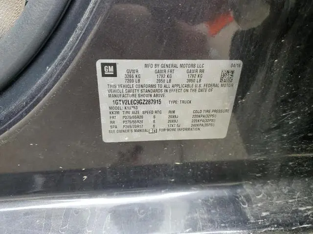 2016 GMC SIERRA K1500  
