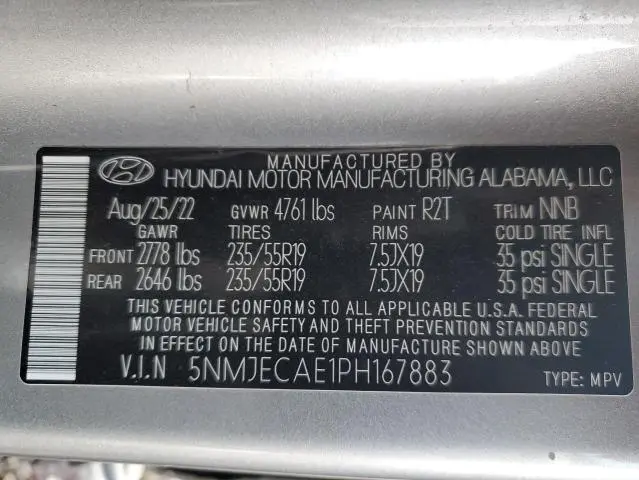 2023 HYUNDAI TUCSON LIMITED  