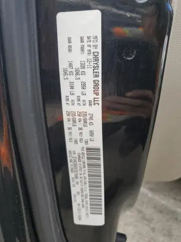 2012 DODGE GRAND CARAVAN SE  