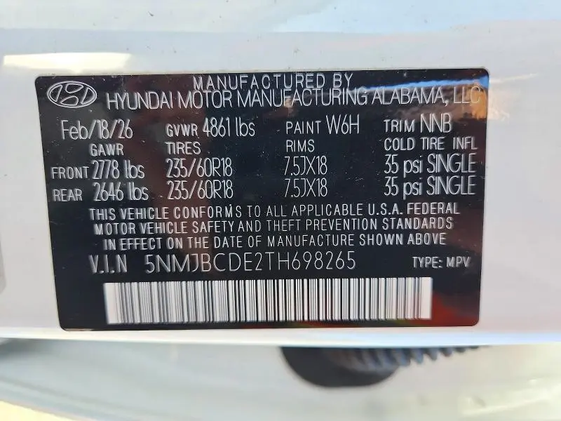 2026 HYUNDAI TUCSON SEL  