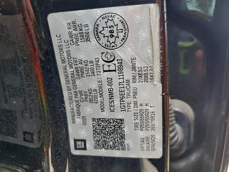 2020 GMC CANYON DENALI  