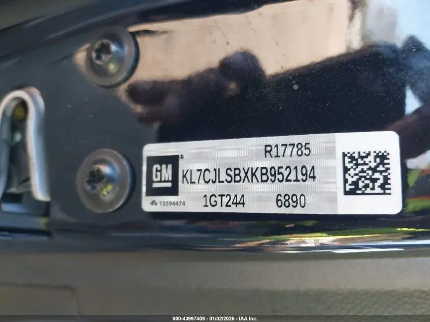 2019 CHEVROLET TRAX LT