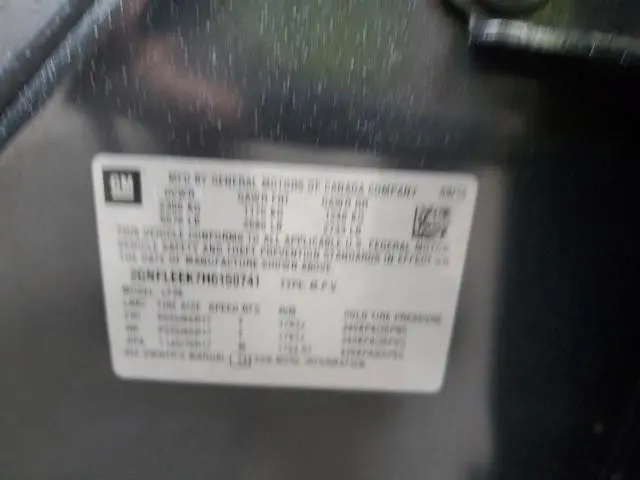 2017 CHEVROLET EQUINOX LS  