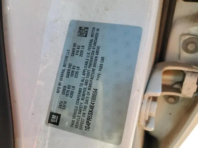 2014 BUICK VERANO CONVENIENCE  