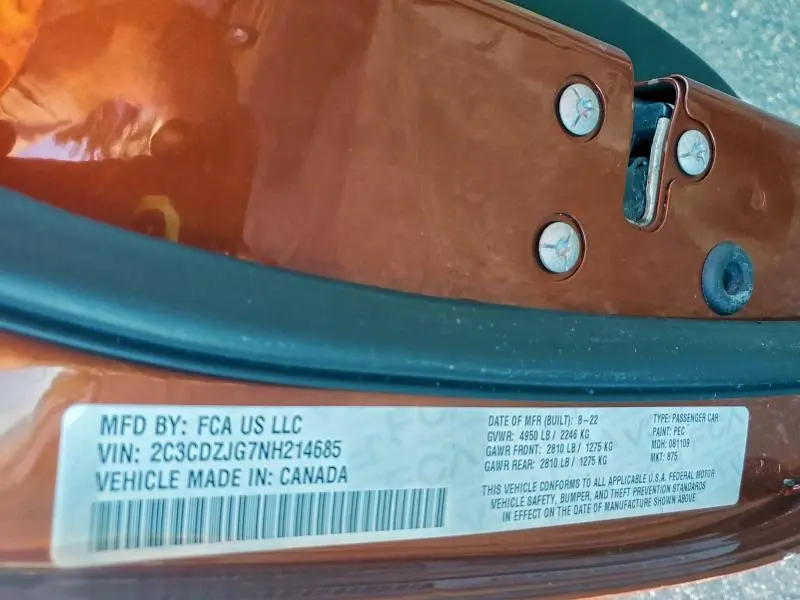 2022 DODGE CHALLENGER GT  