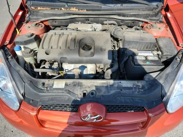 2010 HYUNDAI ACCENT BLUE  
