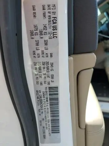 2017 JEEP GRAND CHEROKEE LIMITED  