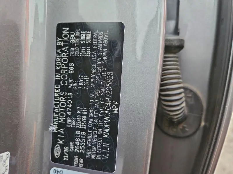 2017 KIA SPORTAGE LX  