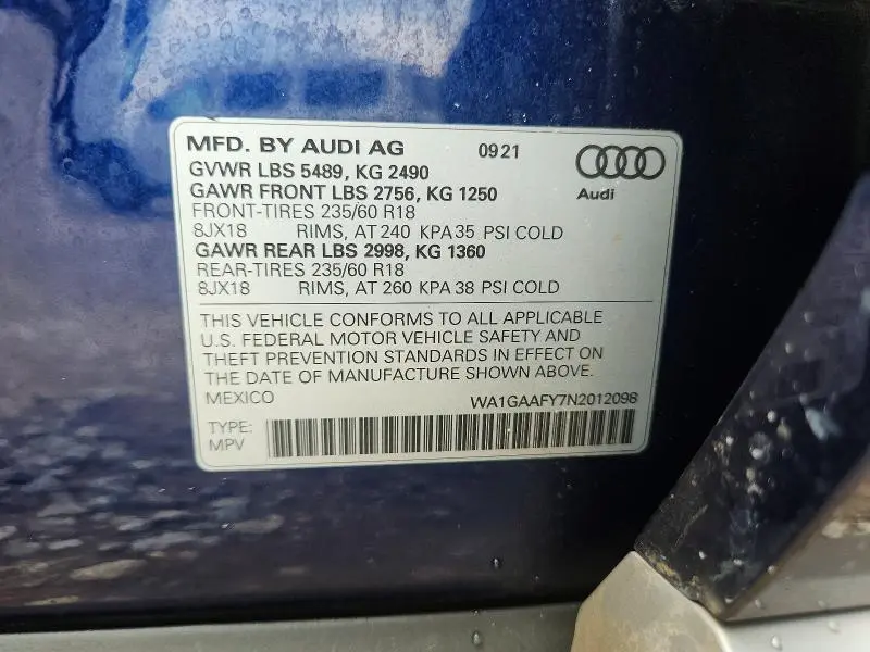2022 AUDI Q5 PREMIUM 45  