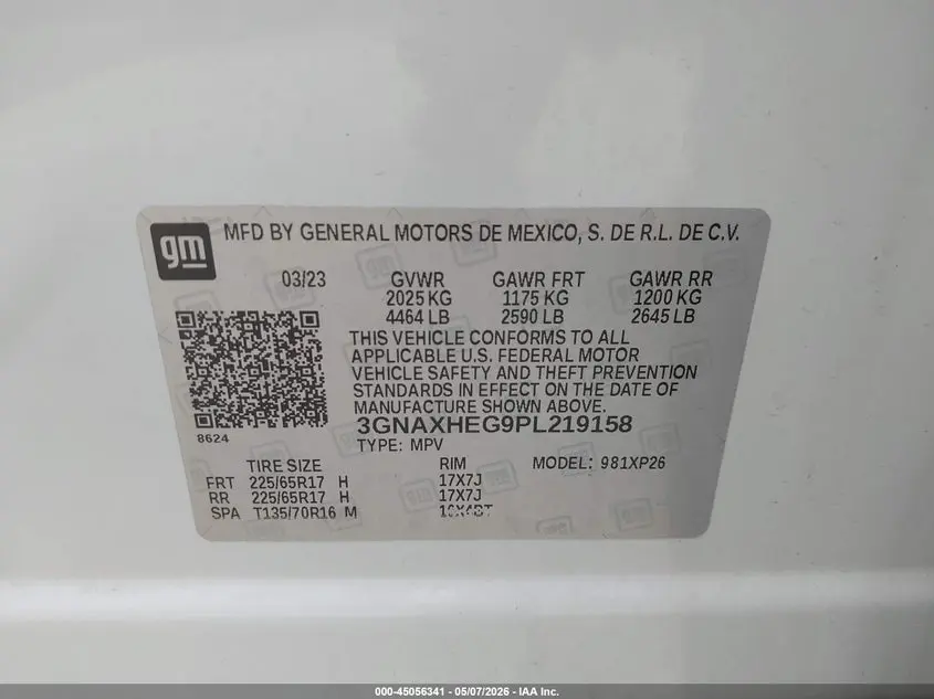 2023 CHEVROLET EQUINOX FWD LS
