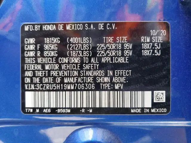 2021 HONDA HR-V SPORT  