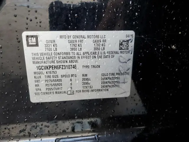 2015 CHEVROLET SILVERADO K1500  