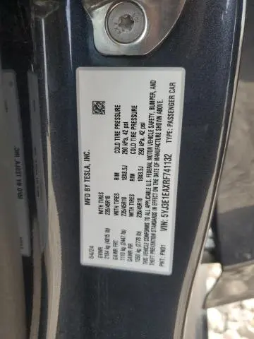 2024 TESLA MODEL 3 
