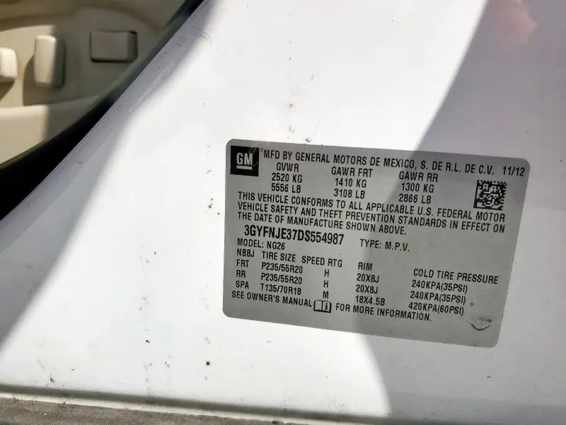 2013 CADILLAC SRX PREMIUM COLLECTION  