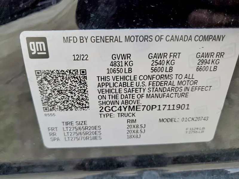 2023 CHEVROLET SILVERADO K2500 CUSTOM  