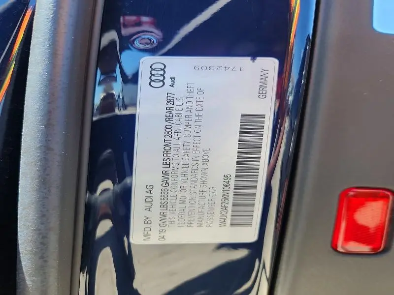 2019 AUDI A6 PREMIUM  