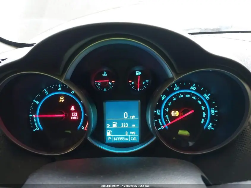 2012 CHEVROLET CRUZE 2LT