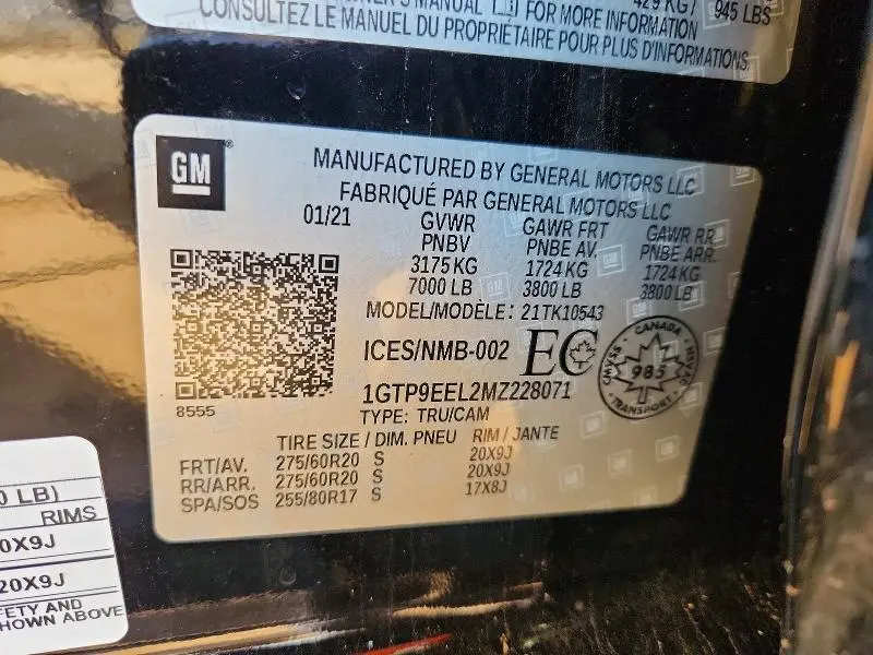 2021 GMC SIERRA K1500 AT4  