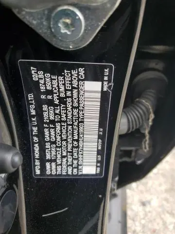 2017 HONDA CIVIC SPORT  