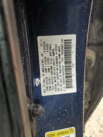 2014 HONDA ACCORD LX  