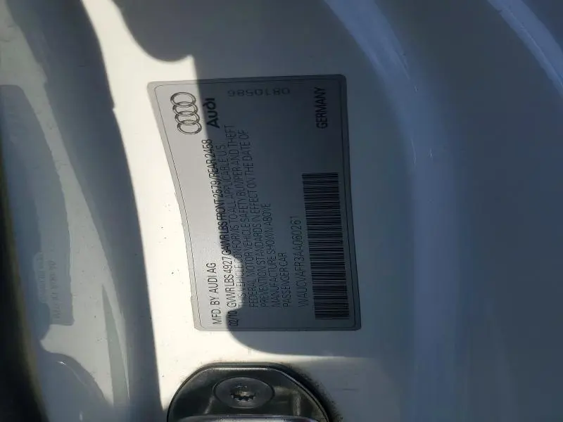 2010 AUDI S5 PREMIUM PLUS  