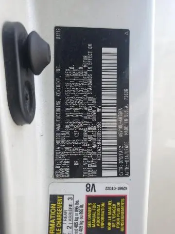 2012 TOYOTA VENZA LE  