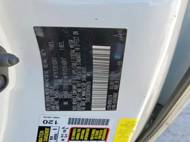2017 TOYOTA SIENNA XLE 8-PASSENGER  
