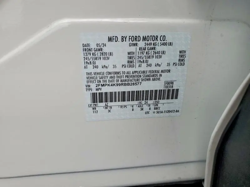2024 FORD EDGE TITANIUM  