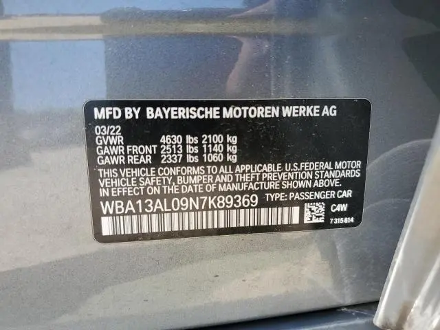 2022 BMW M235XI   