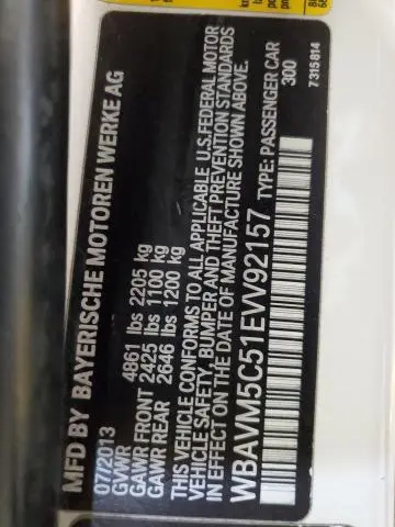 2014 BMW X1 XDRIVE35I  
