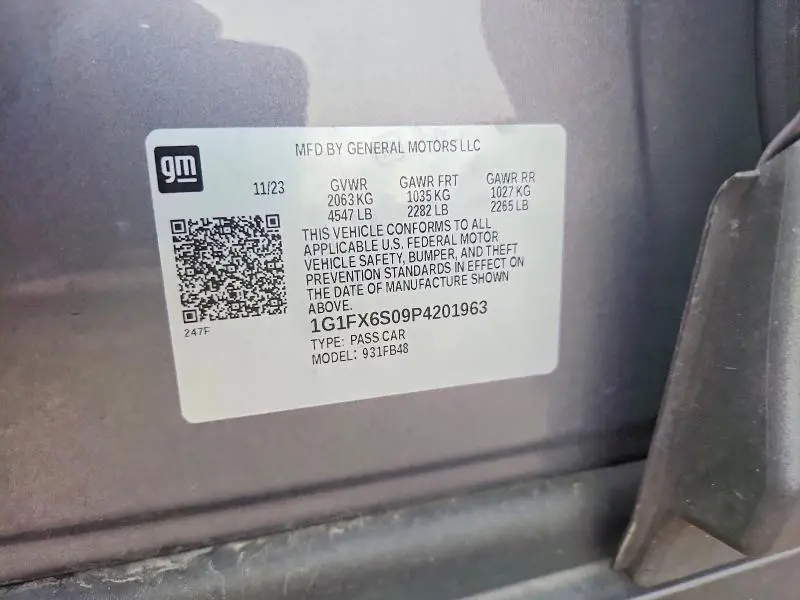 2023 CHEVROLET BOLT EV 2LT  