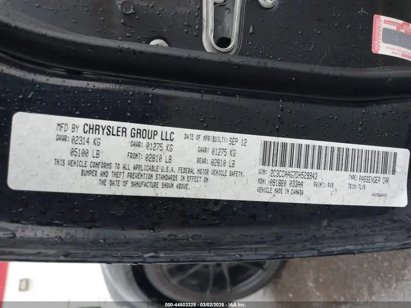 2013 CHRYSLER 300 MOTOWN