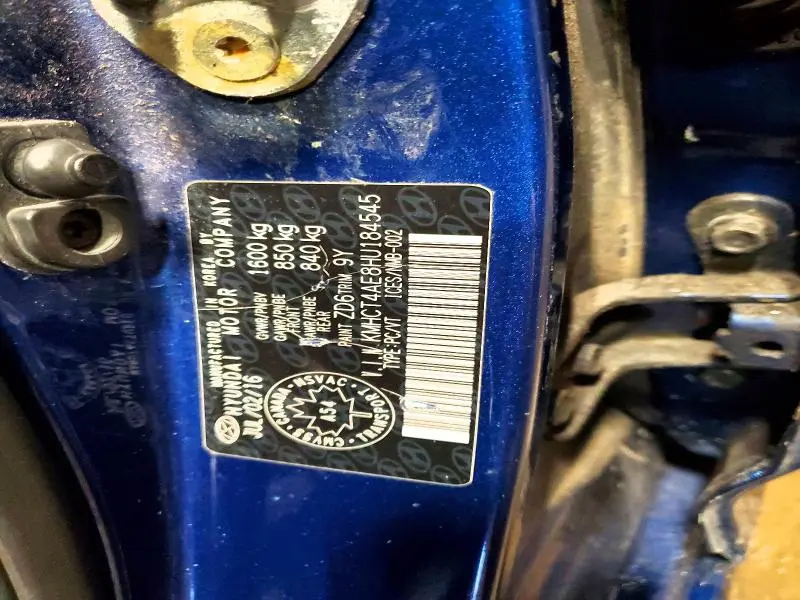 2017 HYUNDAI ACCENT SE  