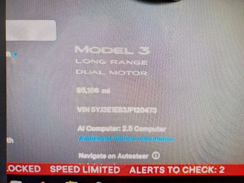 2018 TESLA MODEL 3   