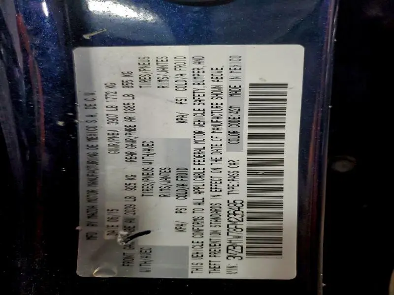 2015 MAZDA 3 GRAND TOURING  