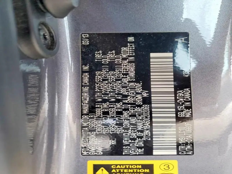 2013 LEXUS RX 350 BASE  