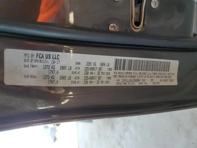 2018 JEEP CHEROKEE LATITUDE PLUS  