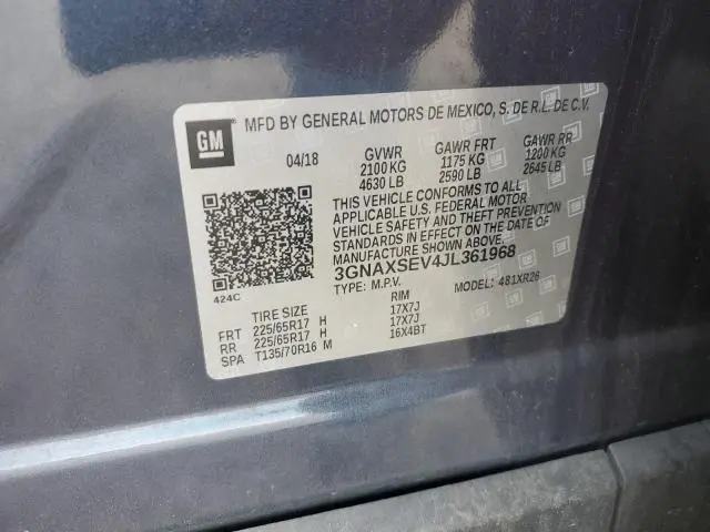 2018 CHEVROLET EQUINOX LT