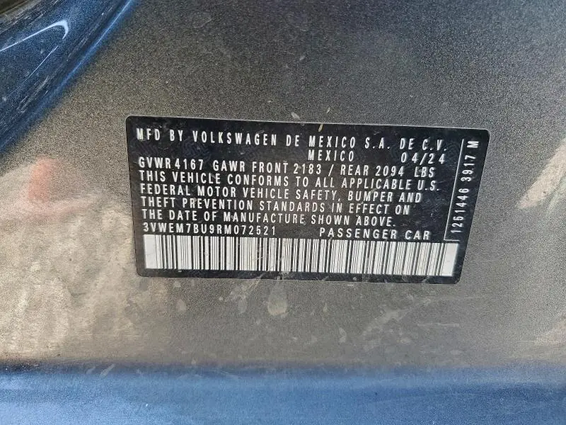 2024 VOLKSWAGEN JETTA SE  