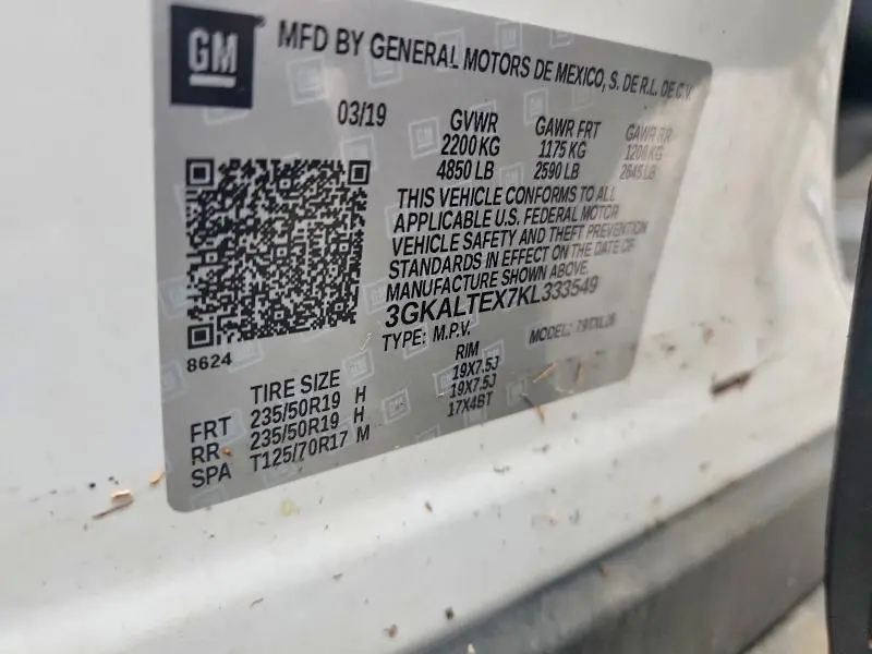 2019 GMC TERRAIN SLE  