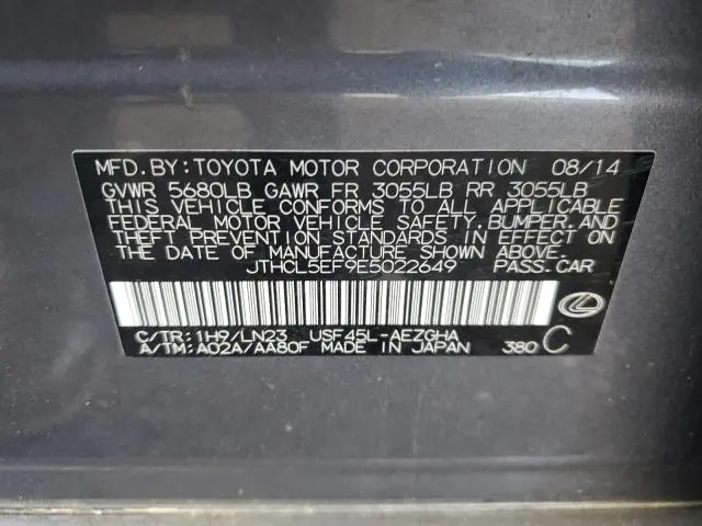 2014 LEXUS LS 460  