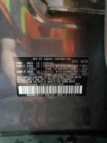 2022 SUBARU OUTBACK PREMIUM